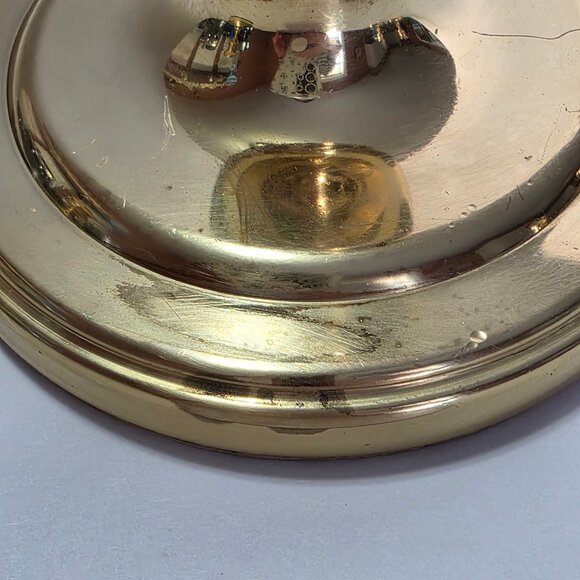 Vintage Solid Brass Baldwin Brass Candlestick Holders 3”, Set of 4 - Picture 8 of 13